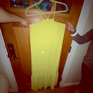 Gorgeous Aqua neon yellow maxi